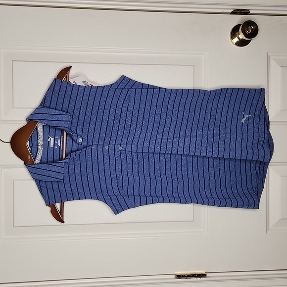 Puma Golf Surf The Web Rotation Stripe Sleeveless Polo Size XS NWOT - Picture 7 of 14